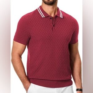 Men's Red Polo Shirt